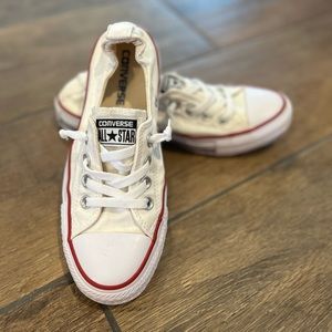 CONVERSE WOMENS CHUCK TAYLOR ALL STAR SHORELINE SNEAKER - WHITE/OFF WHITE